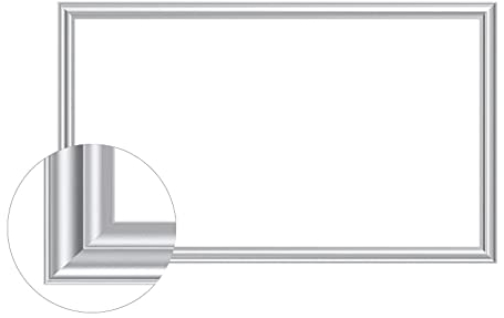 Intec brackets - Brushed Silver Art Deco TV Frame created exclusively for Samsung The Frame 43 TV