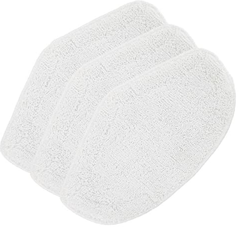 FINEVERNEK 3 Stück Dampfreiniger Mikrofaser Ersatztücher für Polti Vaporetto Dampfsauger，Dampfbesen Mop Pads für Polti, Dampfbesen Ersatzpads für Vaporetto PAEU0332, Smart 40 Mop, 35Mop, SV440, SV400