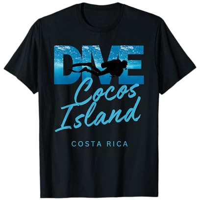 Dive Cocos Island Costa Rica Tauchausflug Diver Tee T-Shirt