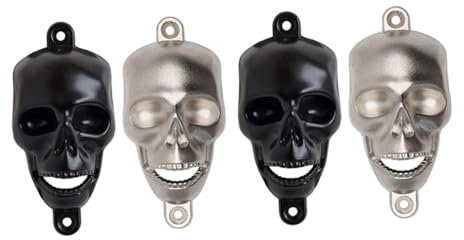 Cabilock Quitatapas De Calavera Aleación Diseño Único Decorativo Ideal Para Fiestas