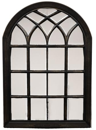 VFM e-Store Arched Garden Mirror Mirror for Gardens (Bronze)