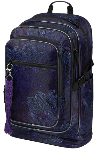 Baagl Schulrucksack Mädchen Teenager Laptopfach Brustgurt Schule - Zen | Der ergonomische Kinderrucksack bietet als extrem leicht Rucksack mit reflektierenden Elementen einen optimalen Sitz.