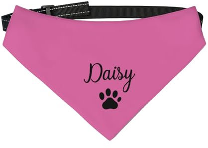 Personalisierte Hund Bandanas Personalisierte Hundehalstuch Dreieck Lätzchen Hund Bandana Halsband Halsbekleidung Katze Hundetuch Haustier Zubehör für kleine mittlere große Hunde Welpe Katze