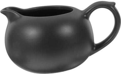 LABRIMP Jarra De Cerámica Para Leche Pequeña Con Vertedor Cremera Para Café Práctica y Fácil De Limpiar Para Hogar Restaurante y Cafetería