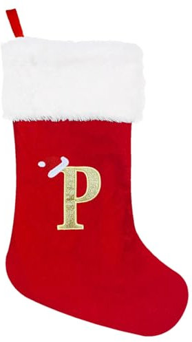 Weihnachtsstrümpfe Mit Buchstaben Nikolausstrumpf Weihnachtssocken Zum Aufhängen Christmas Stockings Christmas Stockings Für Feiertags, Familienparty, Dekoration