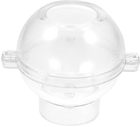 CIMAXIC Molde De Vela Esférica Plástico Transparente Para Hacer Velas Diy Resistente Altas y Temperaturas