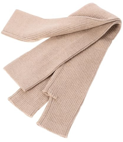 BESPORTBLE Warme Lange Gestrickte Armstulpen Mit Fingerschlitz Für Damen Elastisch Atmungsaktiv Für Outdoor-sport Fahrt Und Herbst Winter Camelfarben