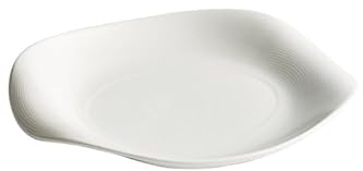 Assiettes à steak en céramique blanche de 24 cm – Assiettes creuses pour la maison et le restaurant, parfaites pour les fêtes et la vaisselle, taille de 29,5 cm disponible