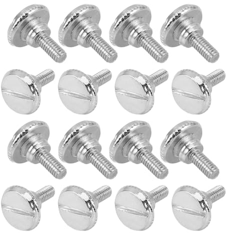 FIXOSHEE Kit da 100 Viti per Macchina da Cucire, Bulloni a Testa Zigrinata per Fissaggio Piedino Premistoffa, Accessori di Ricambio in Metallo per Manutenzione e Cucito Domestico