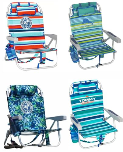 Tommy Bahama Tecnolife Chaise de plage à rayures vertes Modèle 2026