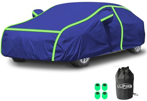 Outdoor Garage Full car Cover for Jaguar XK Cabriolet X150 2006-2009 | 4,791x1,892 x1,313 mm|Car Tarpaulin All Weather Protection | with Side Zip | Waterproof UV Resistant Anti-Bird droppings