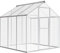 vidaXL Vogel Voliere Aluminium 183x178x194cm Vogelkäfig Vogelhaus Hühnerstall