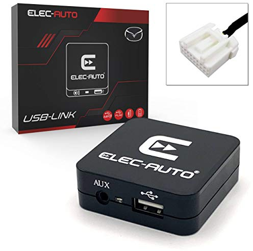 Interface USB MP3 FLAC - Auxiliaire pour Voiture Mazda | Chargeur | Prise Jack | Boitier encastrable Invisible | Accessoire autoradio | Prise Adaptateur Clé USB