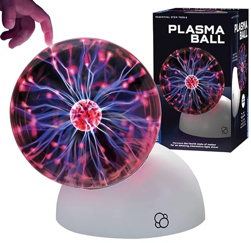 Thames & Kosmos Plasma Ball, Essential STEM Tools, Learning Resources for Physics, STEM Toys for Science Experiments, Age 14+