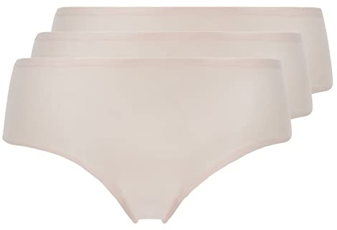 Chantelle Lot de 3 sous-vêtements doux stretch pour femme, Rose tendre, taille unique