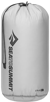Sea to Summit Ultra-SIL Stuff Sack, Ultralight Outdoor and Travel Storage, 20 Liter, Highrise Grey