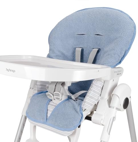 Babysanity Universal-Hochstuhlbezug aus weichem Baumwoll-Frottee, verleiht Ihrem Hochstuhl ein trockenes und frisches Gefühl, 100 % Made in Italy (Avio)