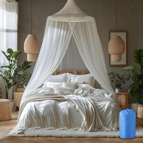 ZUFIO Moskitonetz Bett - Großes Mosquitonetz für Baby Einzelbett Doppelbett(XL)