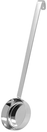 Norpro Stainless Steel Flat Bottom Ladle, 3 Ounce Capacity, Stainless Steel