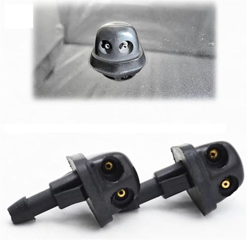 HMLTD 2 Stück Auto-Wischerdüsen-Ersatz Für Opel Agila 2008 2009 2010 2011 2012 2013 2014, vordere und hintere Scheibenwaschdüsen