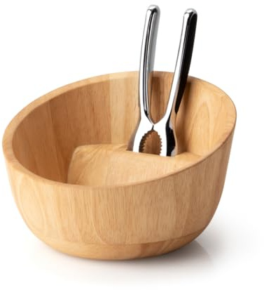 Continenta Nussschale mit Nussknacker, Gummibaum