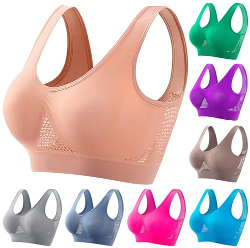 Generisch Meine bestellungen anzeigen Lassen, BHS, Bra Light Support - Sport BH Sport BH GroßE GrößE BH Damen Yoga Bra mit Gepolstert Nahtlose Fitness Lauf Joggen, Sale Angebote