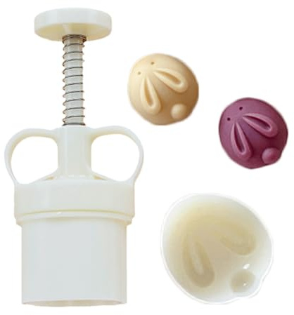 AGUCC 20g Mid-Autumn Festival Mooncake Press Stampo 3D Forma di Coniglio Pasticceria Biscotto Timbro Torta di fagiolini Utensili da Cucina