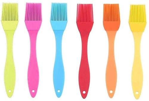 High Heat Resistant Silicone Basting Pastry Brush - Cooking Baking Oil Brush Spread Oil Butter Sauce 1Pcs, Food Grade, Dishwasher Safe