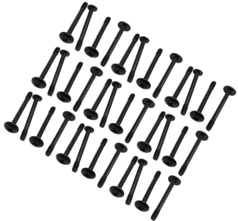 Gadpiparty Ersatzschrauben Gehäuselüfterschrauben 30mm Computerlüfterschrauben Gummibuchsen