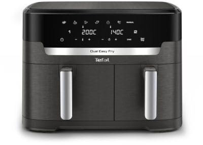 Tefal EY942H - Friggitrice ad aria calda Dual Easy Fry