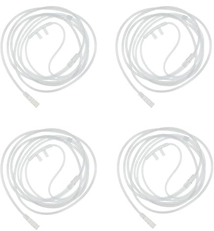 Nasal Cannula for Oxygen Therapy, Adult Soft-Touch Oxygen Nasal Cannula, 2m Kink-Resistant Tubing for Home and Portable Oxygen Concentrators