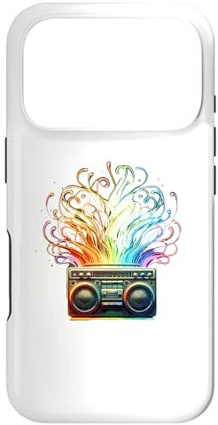 Boombox Old School 80s Music Hip Hop Coque pour iPhone 17 Pro