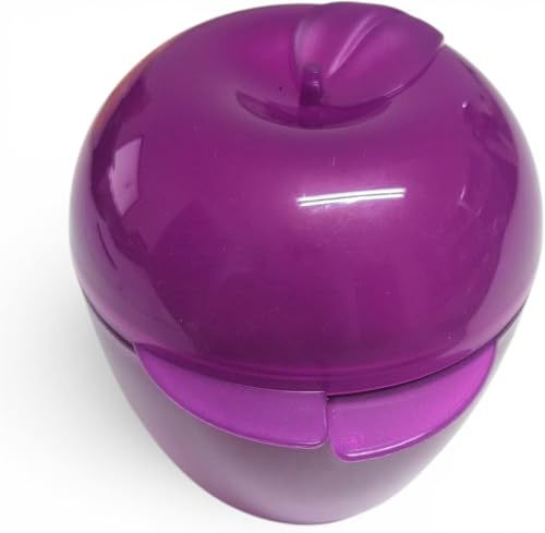 Tupperware Die praktische Obstbox in Apfelform schützt Obst und kleine Snacks zuverlässig beim Transport. Ideal für Äpfel, Birnen, Mandarinen oder Gemüse-Sticks Apfel lila