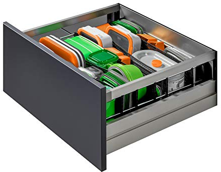 SpaceFlexx® – der innovativste Schubladen Organizer aller Zeiten I Das flexible & breitenverstellbare Ordnungssystem für Schubladen I Größe L