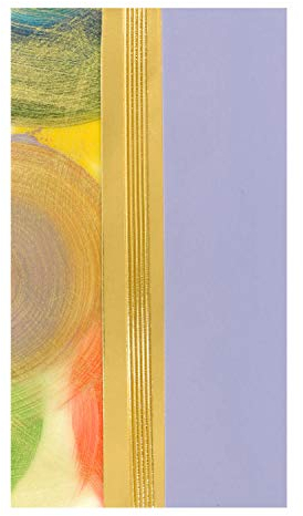 Pracht Creatives Hobby 7074-20885 Wachsplatten Mix violett/gold, 3 halbe Wachsstreifen, ca. 200 x 50 x 0,5 mm, zum Modellieren und Verzieren von Kerzen