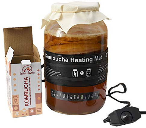 Verstellbare Kombucha-Heizmatte – Bucha Brewers Kombucha-Heizfolie, Kombucha-Wärme, Fermenter-Heizung