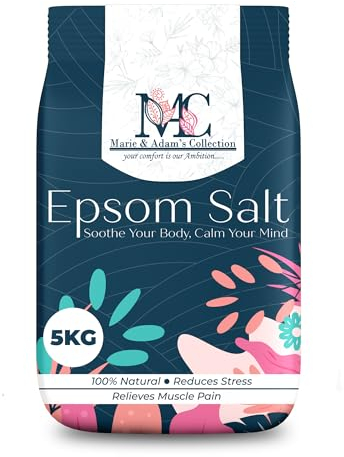 Pure Epsom Salts | Magnesium Sulphate Bath Salt (5 kg (Pack of 1))