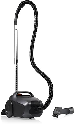 Tristar Aspirateur avec Sac, Capacité de 2,5 L, puissance réglable, tube télescopique, embout combiné pour tapis et sols durs, rayon de 7,5 m, compact et léger, enrouleur automatique, 700 W, SZ-2330