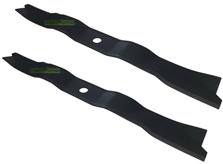 perfektGarten 2 lame per pacciamatura tosaerba da 54 cm, compatibile con Murray 42 Deck EMT155420H EZT2042 MSD100 Snapper ELT175420