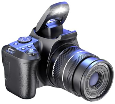 Appareil Photo Numérique 4K, Zoom 40X 64M, écran Tactile WiFi, Caméra de Vlogging avec Flash, écran 3 Pouces et Webcam PC, Caméra Portable pour Vidéo Youtube