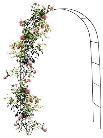 XUWEWI Gartenbogen Eleganter Gartenbogen aus Metall – perfekt for Kletterpflanzen, Weinreben und Rosen | Ideal for Hochzeiten im Freien und zur Rasenpflege Für Kletterpflanzen