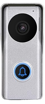 SMTYXS 7 Pouces Interphone Vidéo Maison Intelligente Système De Visiophone 1080P 110 ° Filaire Sonnette Caméra IPS Moniteur Tactile Complet(K4-P05WA)