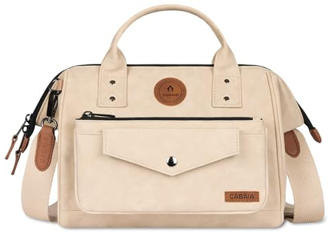 CABAIA Sac Bandoulière Crossbody 5,8L - Sac Femme - Déperlant | Bandoulière réglable · Ouverture grand angle · Système MOLLE pochettes interchangeables · Certifié Vegan · Conçu pour durer
