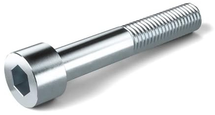 BATIFIX Zylinderschraube DIN 912 (ISO 4762) verzinkt, M16 x 80-5 Stück | Innensechskant, Stahl 8.8, Zylinderkopfschraube M4 bis M16, Teilgewinde