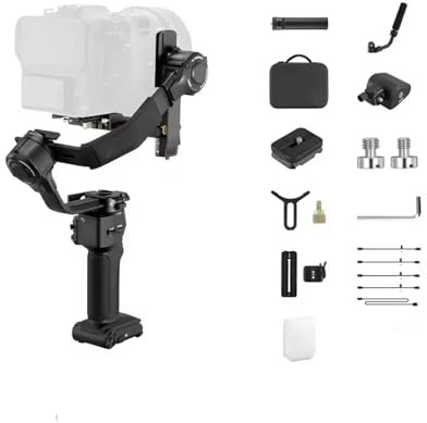 Compatible For 3-Axis Handheld Gimbal Stabilizer, Bluetooth Controlled Camera Stabilizer For DSLR And Mirrorless Cameras(CRANE 4 COMBO)