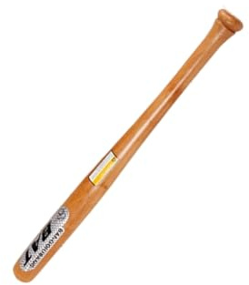 ECVGHD Tipo pesante Mazza da baseball di legno stabile di legno naturale del mazza di pratica di baseball