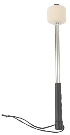 Baguettes de grosse caisse Baguettes de grosse caisse, baguettes marche à tête en feutre avec cordelette, timbales métal, instrument musique(1PCS)