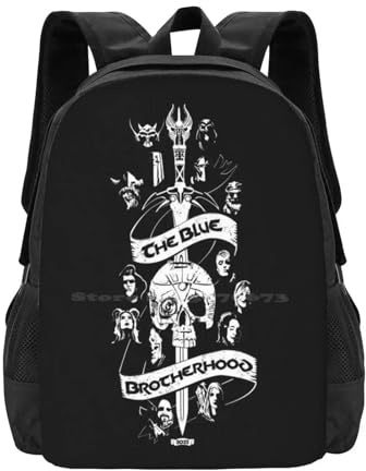 ASDCTYTKO The Blue Td Clan 2022 (Einfarbig) Großer Schulrucksack Laptop-Taschen Thebluebrothehood Bluebrotherhood Festival Geschenk