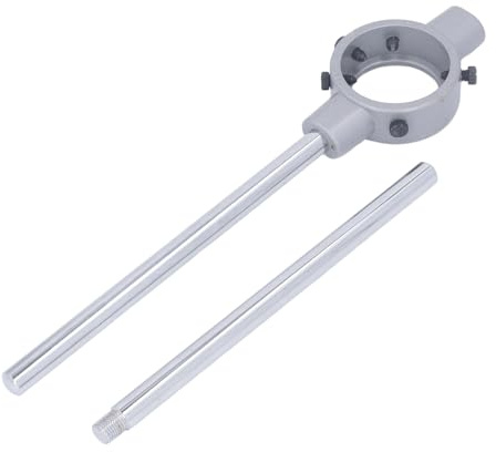 AurSoltriad Juego de llaves de vástago con dado de 65 x 25 mm, llave de dado ajustable de construcción en acero aleado, mango moleteado antideslizante, llave de dado impermeable y resistente