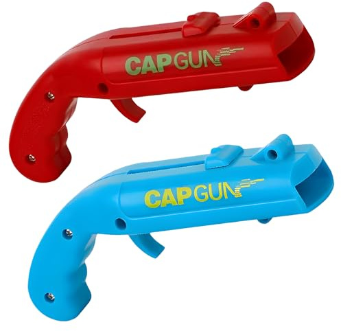 WUMZIRA 2 Stück Flaschenöffner Pistole - Lustiger Kronkorken Shooter & Bieröffner Set Coole Gadgets & Partyzubehör, Ideale Geschenke für Männer zum Geburtstag